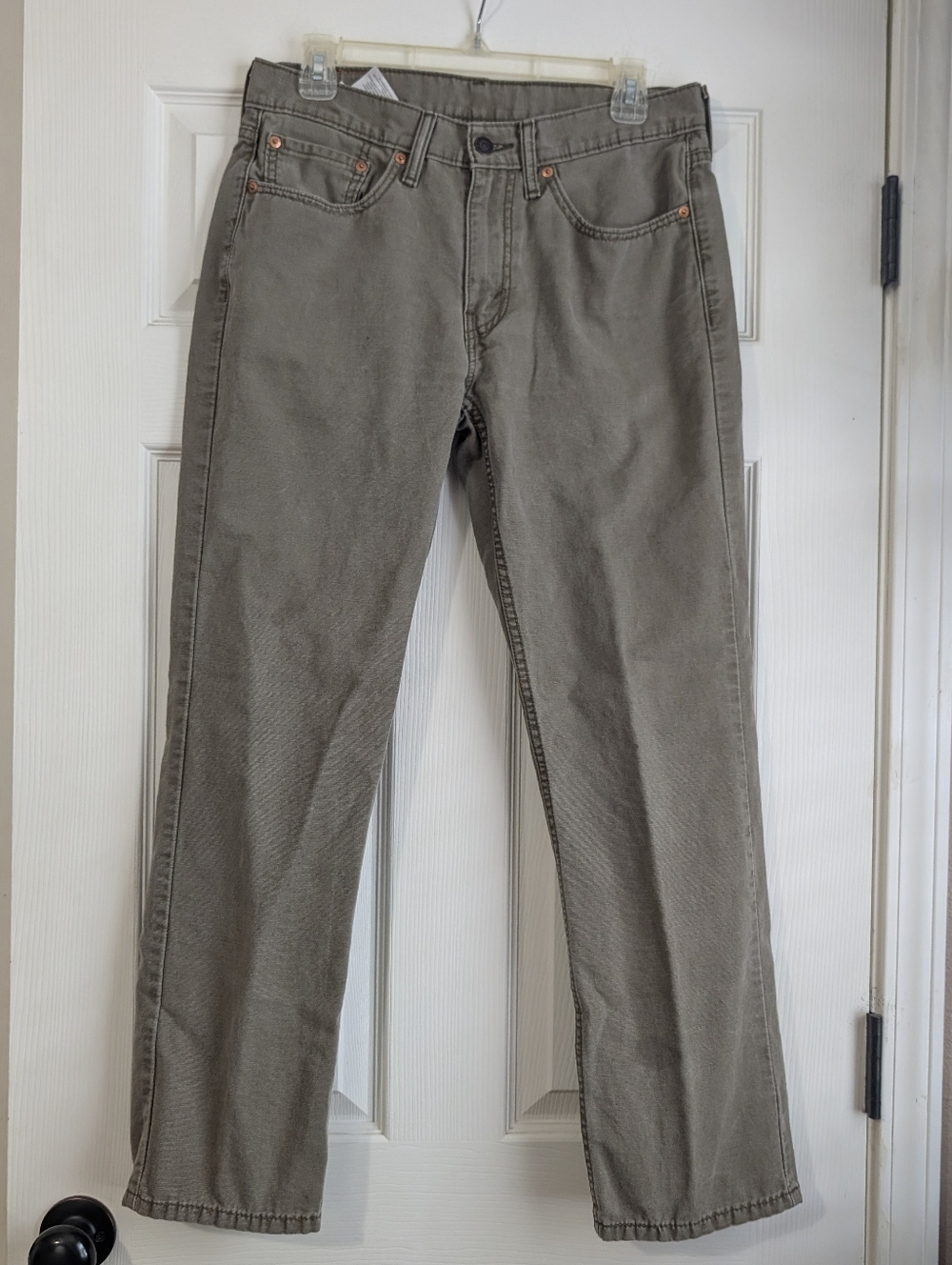 Men's Beige 2017 Levi's 514 Jeans Size 31x30